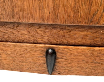 Two Art Deco Amsterdamse School Nightstands or Bedside Tables, 1920s